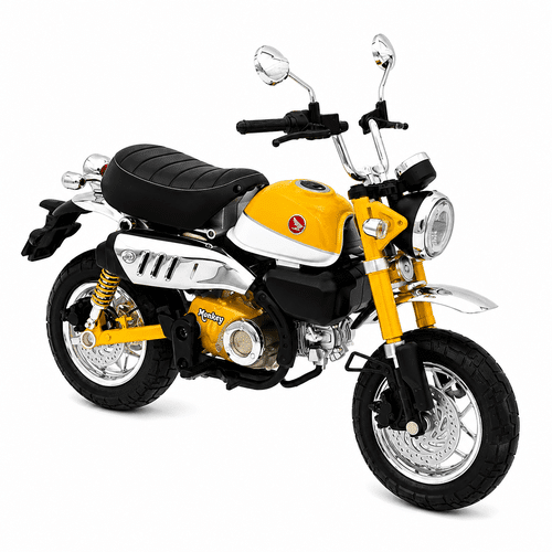 ماکت موتور Honda monkey | مدل کلکسیونی هوندا مانکی - زرد