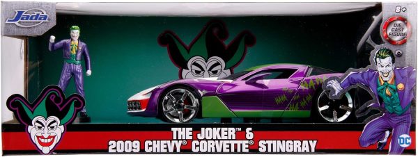 ماکت ماشین کوروت همراه شخصیت جوکر chevrolet corvette joker - Image 10