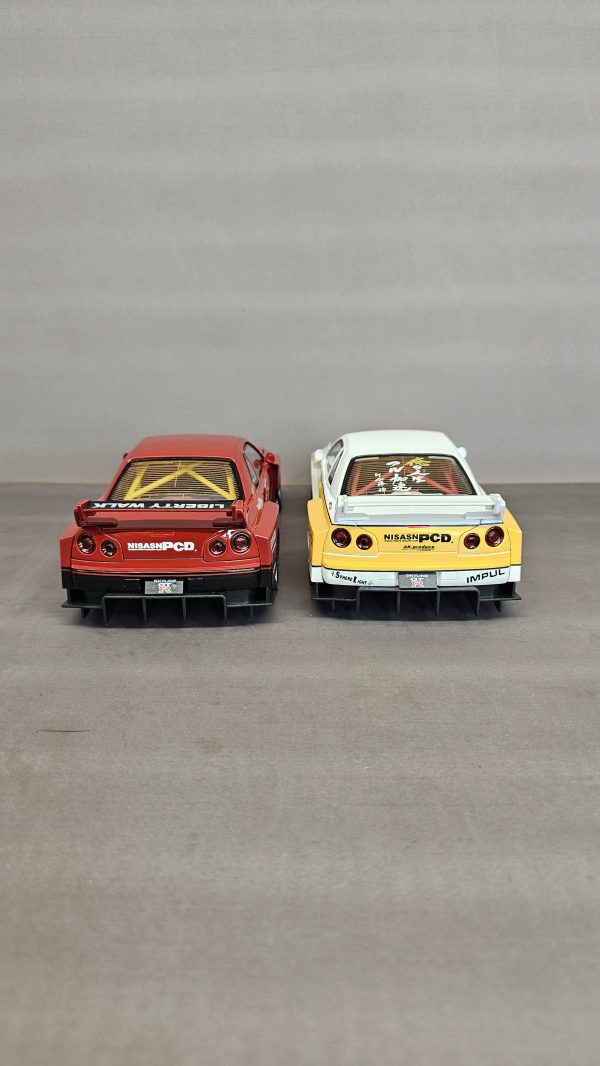 ماشین فلزی نیسان جی تی ار اسکالاین ار۳۴ nissan r34 skyline مسابقه ای - Image 3