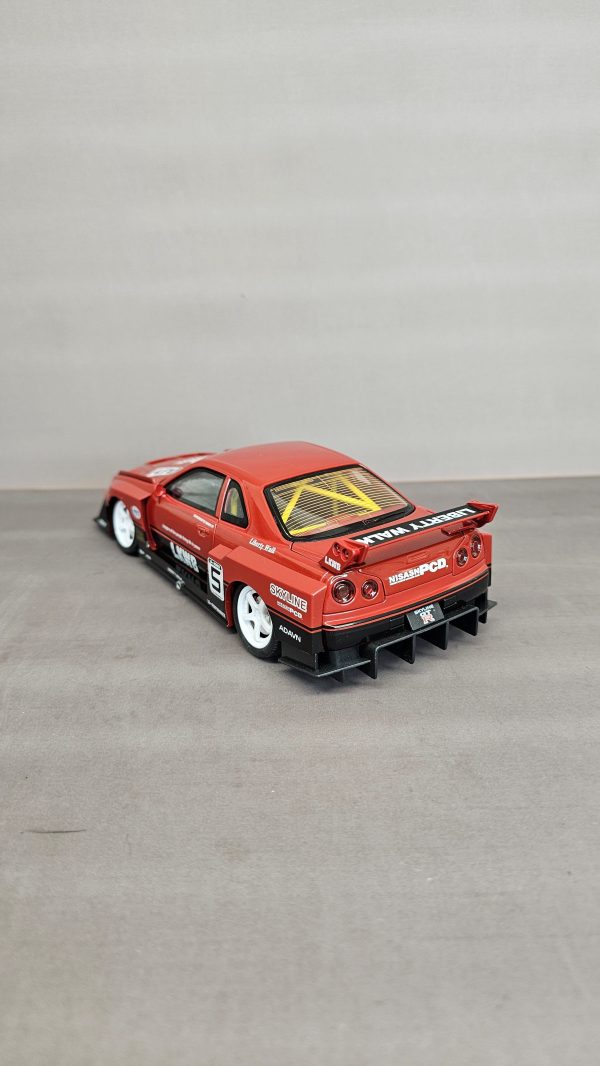 ماشین فلزی نیسان جی تی ار اسکالاین ار۳۴ nissan r34 skyline مسابقه ای - Image 4