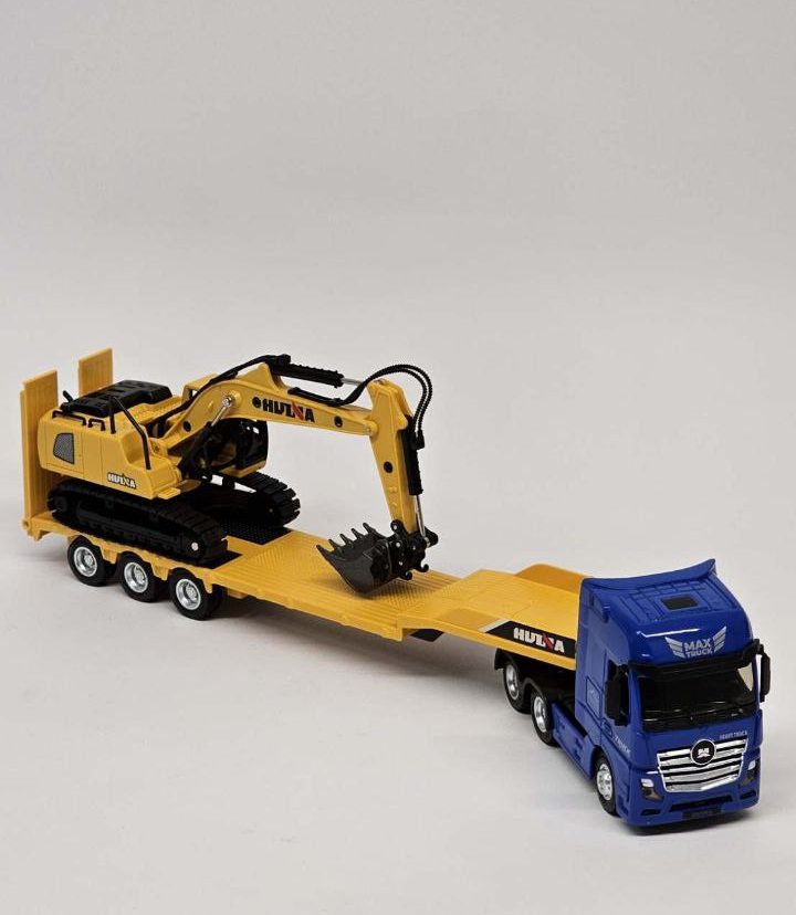 ماکت تریلی حمل بیل مکانیکی راهسازی 4 ماکت تریلی حمل بیل مکانیکی راهسازی