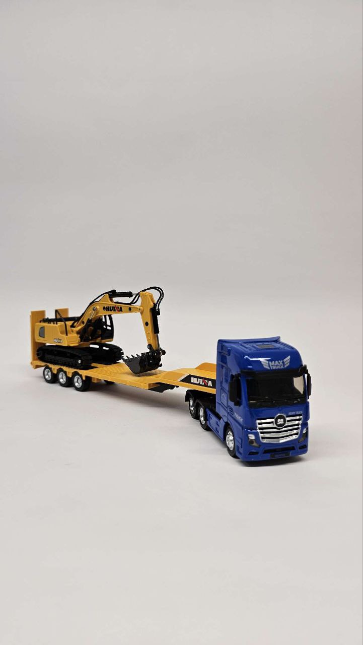 ماکت تریلی حمل بیل مکانیکی راهسازی 7 ماکت تریلی حمل بیل مکانیکی راهسازی - Image 4
