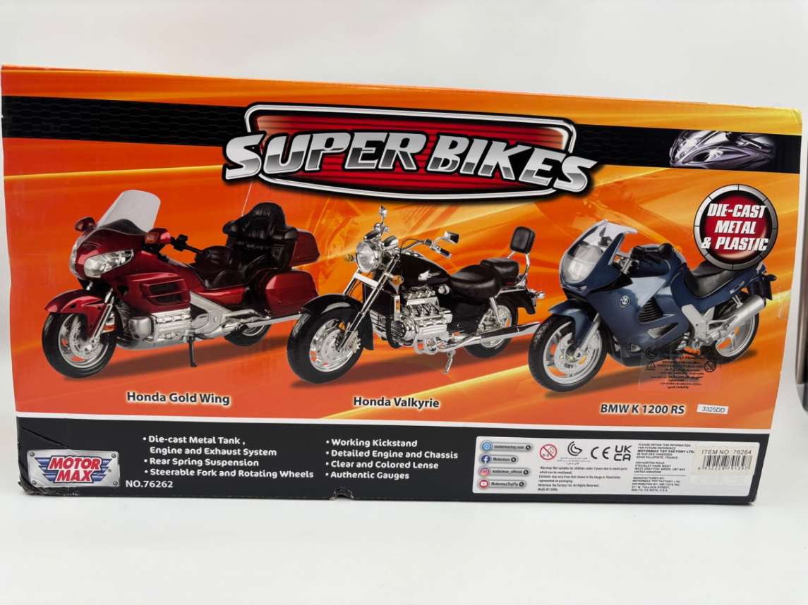 ماکت موتور هوندا گلدوینگ Honda goldwing برند motor max - Image 5
