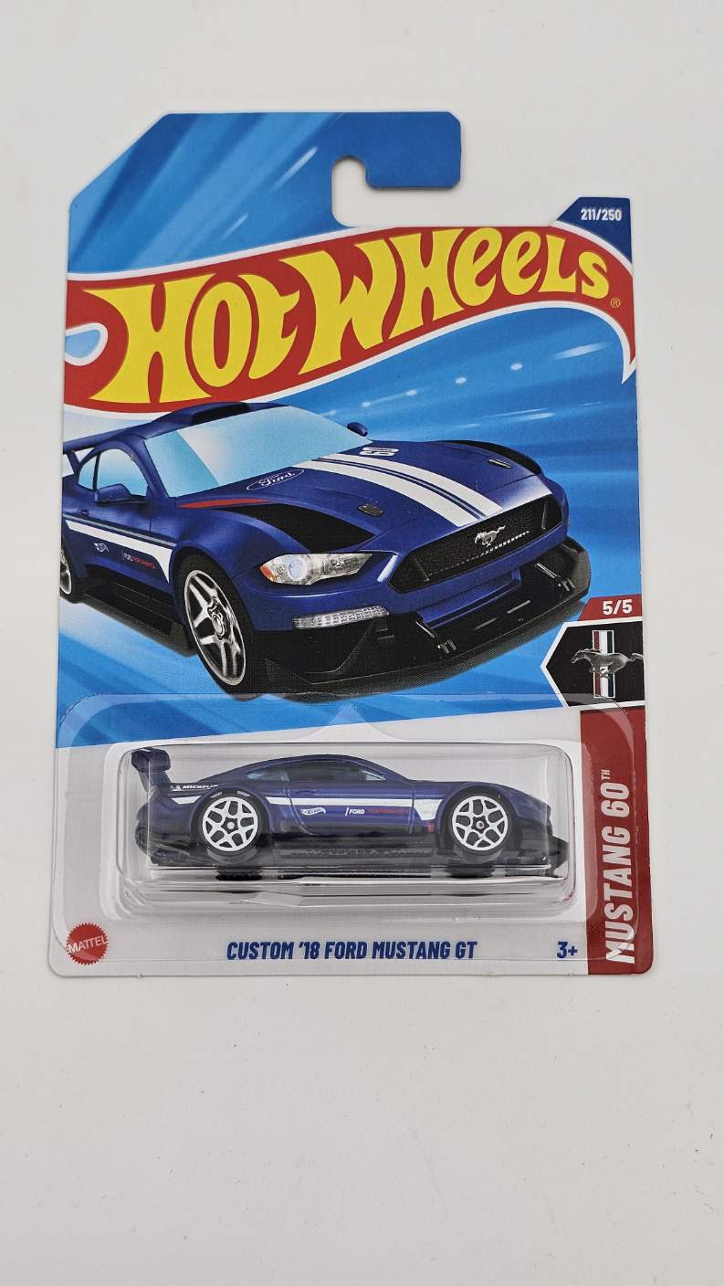 ماکت ماشین هات ویلز مدل CUSTOM '18 FORD MUSTANG GT